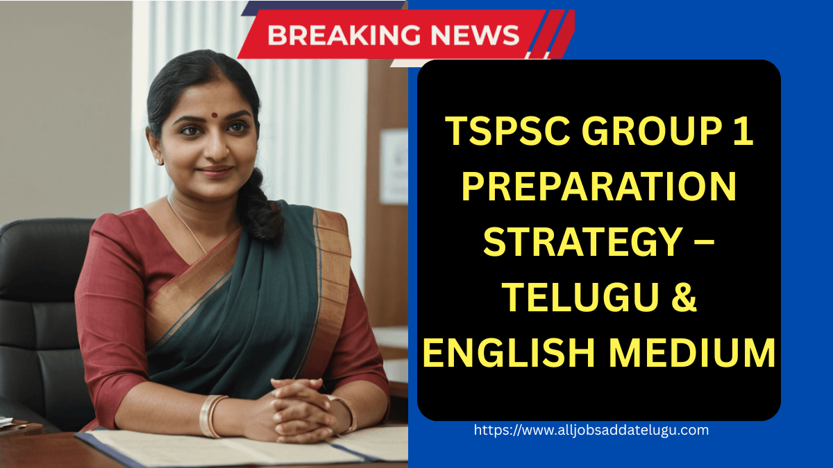 TSPSC Group 1 Preparation Strategy – Telugu & English Medium (Guide)